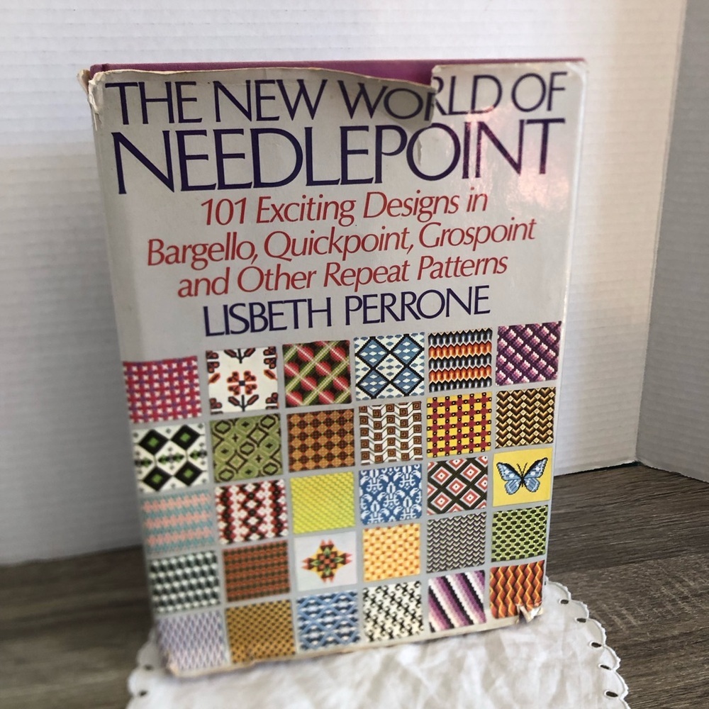 Vtg 1972 The New World of Needlepoint Hardcover Book